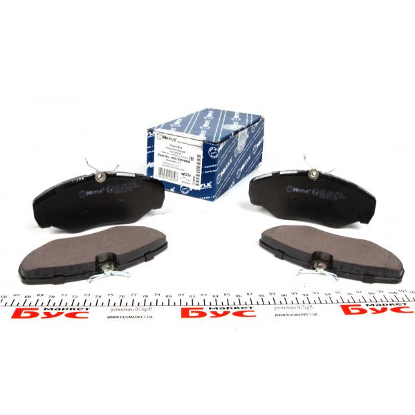 0252309918 MEYLE Колодки гальмівні (передні) Renault Trafic/Opel Vivaro 01-
