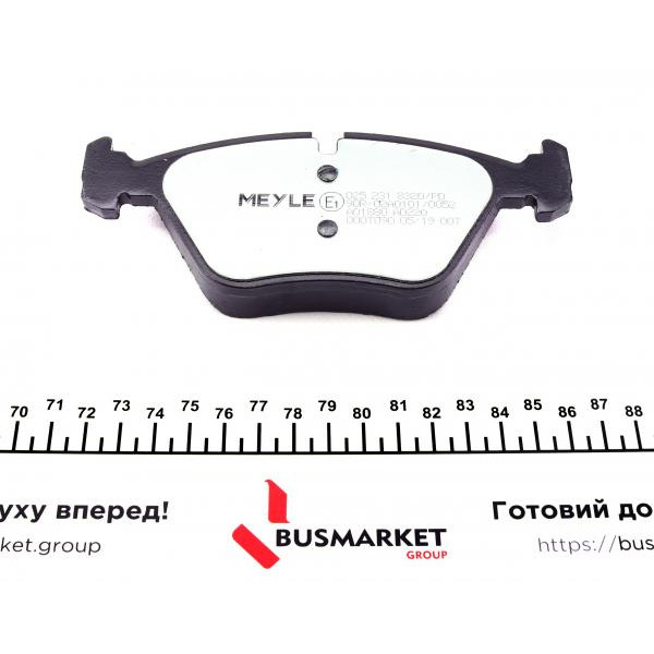 0252318320PD MEYLE Колодки гальмівні (передні) BMW 3 (E46) 00-