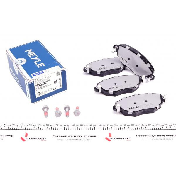 0252327918PD MEYLE Колодки гальмівні (передні) Ford Mondeo III 00-07 (Bosch)