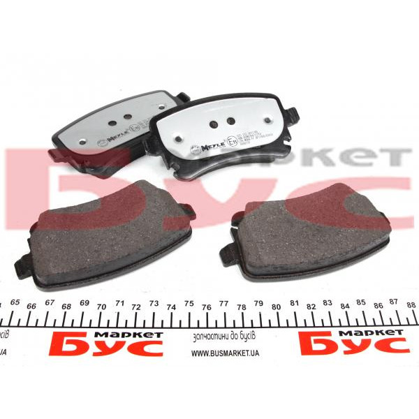 0252332617PD MEYLE Колодки гальмівні (задні) VW T5 03- (Lucas) (Platinum)