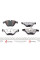 0252334720PD MEYLE Колодки гальмівні (передні) BMW 5 (E60)/6 (E64)/7 (E65) 01- (Ate)