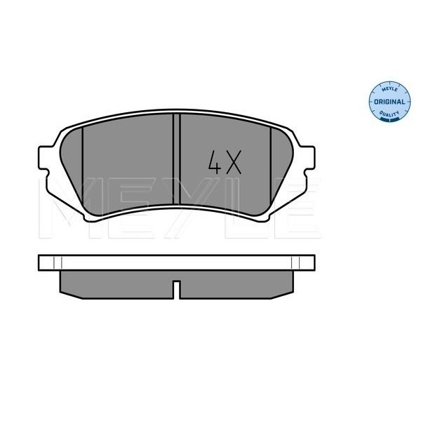 0252353917 MEYLE Колодки гальмівні (задні) Toyota Land Cruiser/Lexus LX 100 98-08
