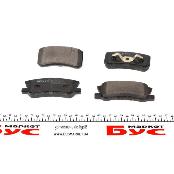 0252358216 MEYLE Колодки гальмівні (задні) Mitsubishi Outlander/Lancer/Pajero 00-