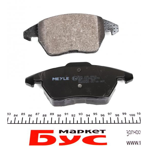 0252358919 MEYLE Колодки гальмівні (передні) Citroen C4/Peugeot 307 03-