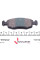 0252384218PD MEYLE Колодки гальмівні (передні) Fiat Doblo 01- (Ate)
