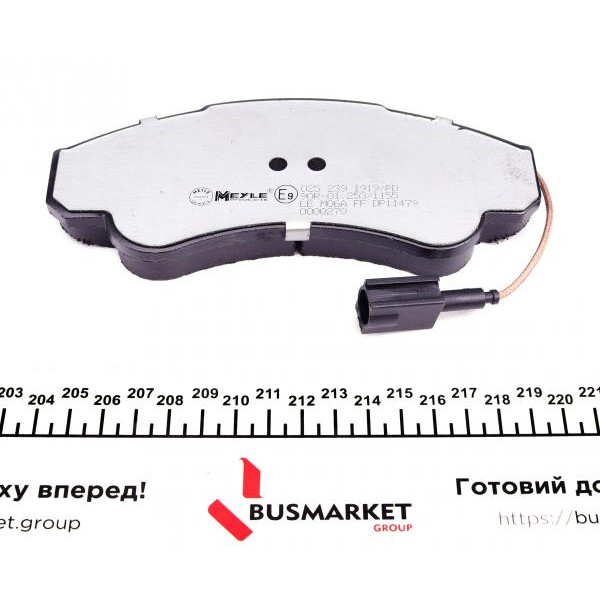 0252391919PD MEYLE Колодки гальмівні (передні) Citroen Jumper/Fiat Ducato/Peugeot Boxer 02- R16