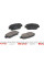 0252392817 MEYLE Колодки гальмівні (передні) Toyota Camry 01-06 (131.6x58.3)