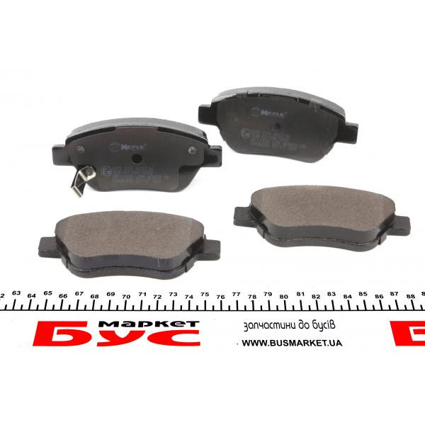0252398217W MEYLE Колодки гальмівні (передні) Opel Corsa D 06-