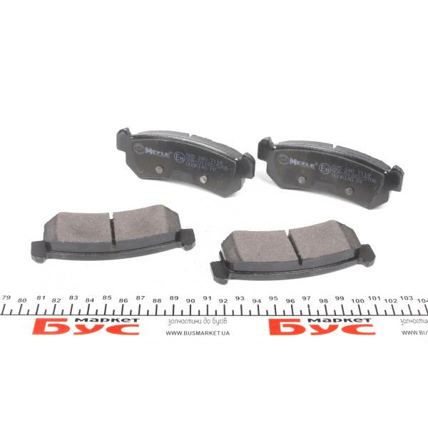 0252407114 MEYLE Колодки гальмівні (задні) Chevrolet Lacetti 05-