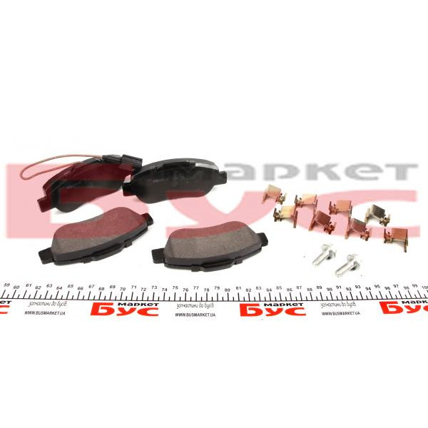 0252407217W MEYLE Колодки гальмівні (передні) Fiat Doblo 05- (Bosch)