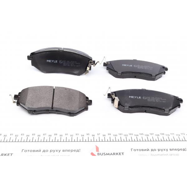 0252422218W MEYLE Колодки гальмівні (передні) Subaru Legacy IV 2.0-3.0 03-09