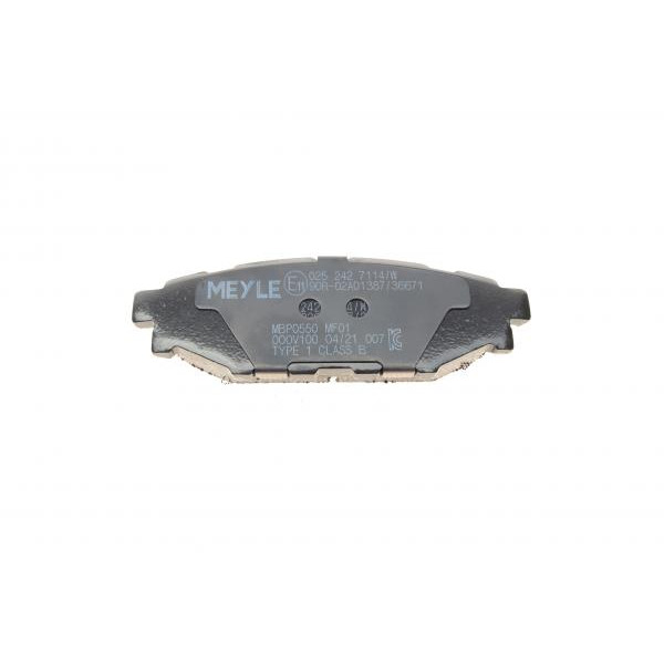 0252427114W MEYLE Колодки гальмівні (задні) Subaru Forester/Impreza 08-/Legacy 03-14/Outback 03-/Toyota GT 12-