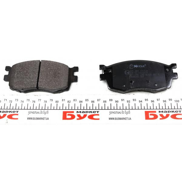 0252431717W MEYLE Колодки гальмівні (передні) Kia Rio/Hyundai Accent 05-