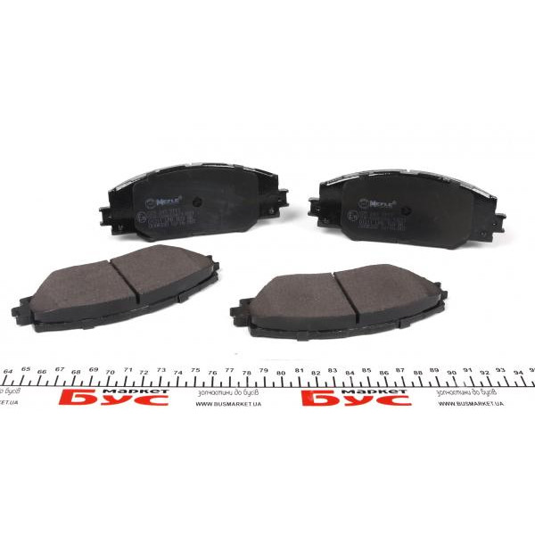 0252433717 MEYLE Колодки гальмівні (передні) Toyota RAV4 2.0-3.5/Auris 1.8 05-