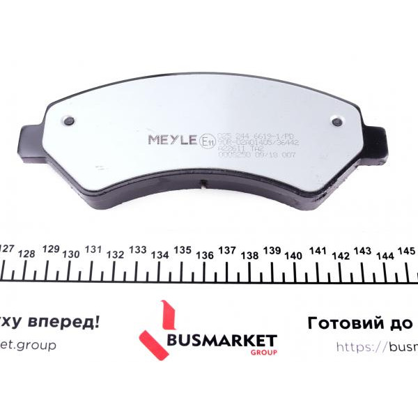 02524466191PD MEYLE Колодки гальмівні (передні) Citroen Jumper/Fiat Ducato/Peugeot Boxer 2.0-3.0HDi 06-R16(з датчиком)