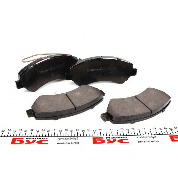 0252446619W1 MEYLE Колодки гальмівні (передні) Citroen Jumper/Fiat Ducato/Peugeot Boxer 2.0-3.0HDi 06-R16(з датчиком)