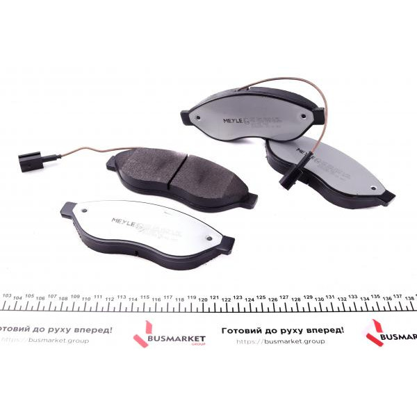 02524468191PD MEYLE Колодки гальмівні (передні) Citroen Jumper/Fiat Ducato/Peugeot Boxer 06- (Brembo)/(з датчиком)