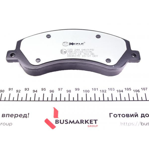0252448419PD MEYLE Колодки гальмівні (передні) Ford Transit 06- (RWD) (Bosch)/(з датчиками)