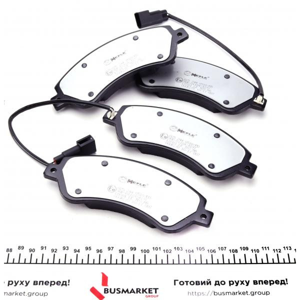 0252448518PD MEYLE Колодки гальмівні (передні) Ford Transit V347 06- (FWD) (Bosch) Q+ (з датчиком)