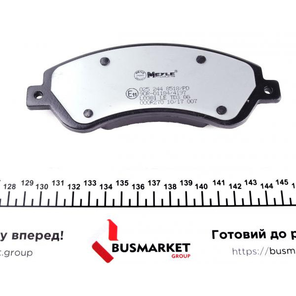0252448518PD MEYLE Колодки гальмівні (передні) Ford Transit V347 06- (FWD) (Bosch) Q+ (з датчиком)