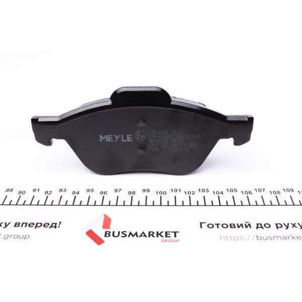0252453518 MEYLE Колодки гальмівні (передні) Renault Megane II/Scenic II 1.4-2.0D 02-