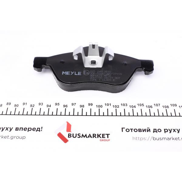 0252453518 MEYLE Колодки гальмівні (передні) Renault Megane II/Scenic II 1.4-2.0D 02-