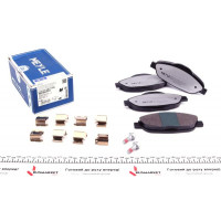0252466017PD MEYLE Колодки гальмівні (передні) Peugeot 308/CC/SW/3008 07- (Bosch)