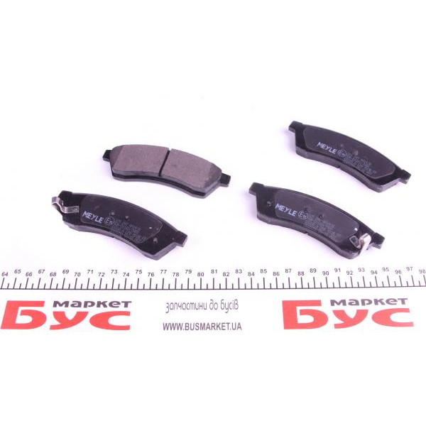 0252474414W MEYLE Колодки гальмівні (задні) Chevrolet Epica 2.0-2.5 05- (121.1x14.7)