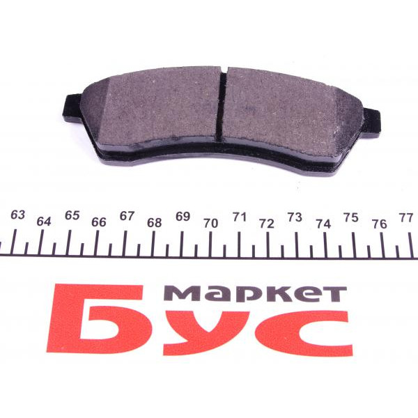 0252474414W MEYLE Колодки гальмівні (задні) Chevrolet Epica 2.0-2.5 05- (121.1x14.7)