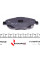 0252494619W MEYLE Колодки гальмівні (передні) Toyota Avensis 2.2D 09- (150.7x19)