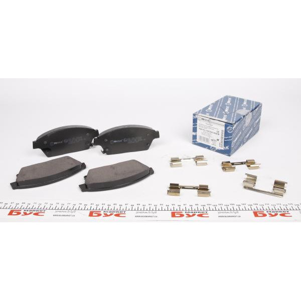 0252503418W MEYLE Колодки гальмівні (передні) Opel Astra J/Zafira C/Chevrolet Cruze 09-