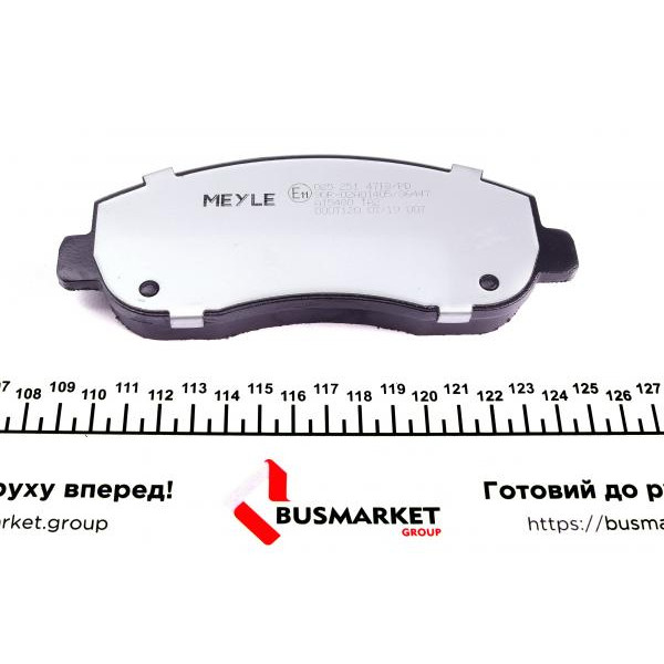 0252514718PD MEYLE Колодки гальмівні (передні) Renault Master/Opel Movano 10-