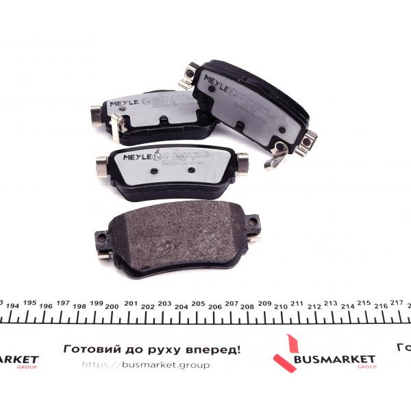 0252596515PD MEYLE Колодки гальмівні (задні) Nissan Qashqai/X-trail/Renault Kadjar/Koleos 13- (TRW)