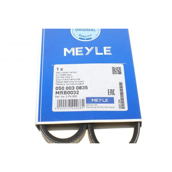 0500030835 MEYLE Ремінь генератора Renault Megane I/Scenic 1.4/1.6 95-03/Toyota Liteace 2.0D 92-94/Nissan 200SX 88-93