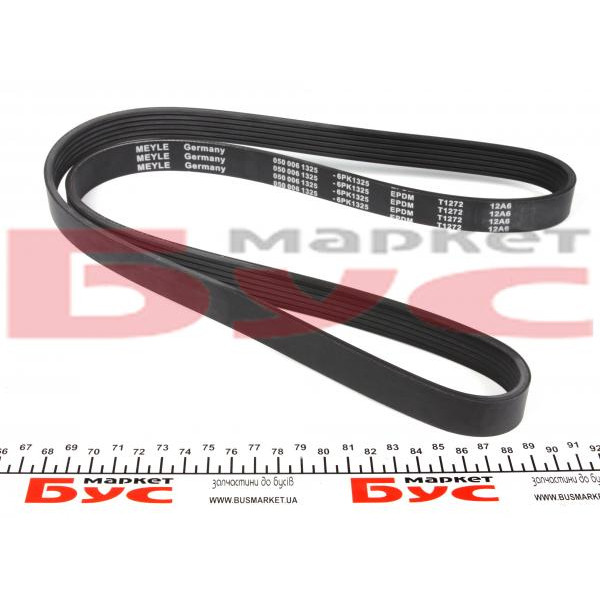 0500061325 MEYLE Ремінь генератора Audi 100 2.4D/2.5TDI 90-94/Fiat Fiorino 1.3D 07- (6PK1325)