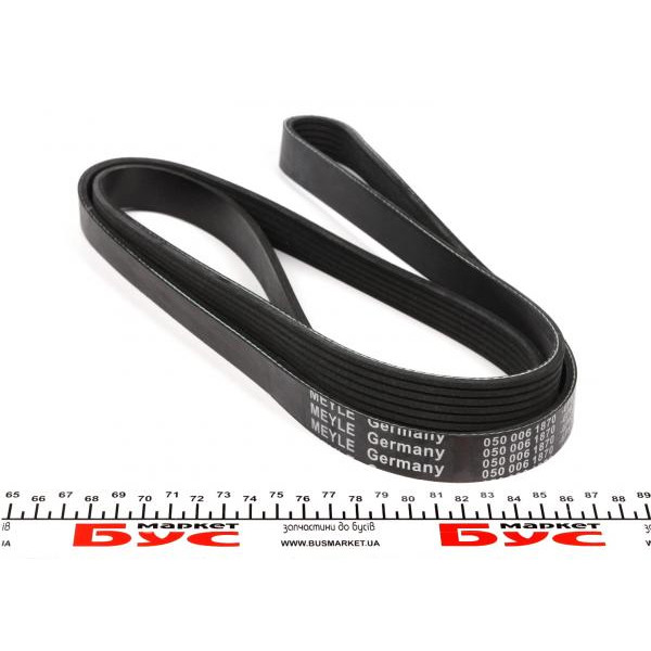 0500061870 MEYLE Ремінь генератора VW T4 2.0 91- (6PK1870)