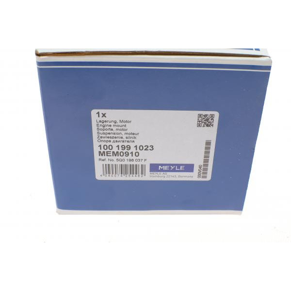 1001991023 MEYLE Подушка двигуна (верхня) Audi A3/Q3/Skoda Octavia/SuperB/VW Golf/Passat/Touran 1.0-2.5 12- (к-кт)
