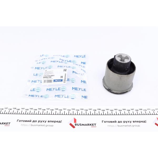 1147100001 MEYLE Сайлентблок балки (задня) Audi A1/A3/TT/Skoda Fabi/Octavia/VW Bora/Golf/Polo 96-