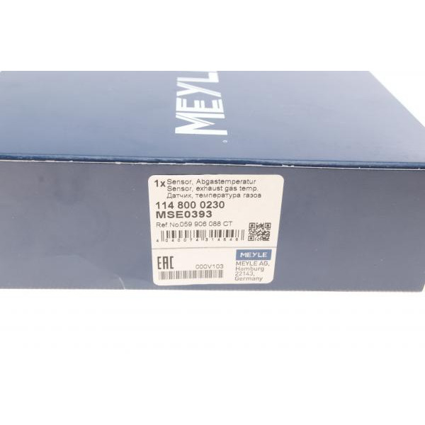 1148000230 MEYLE Датчик температури ОГ Audi A4/A6/Q7 3.0TDI 07-18/VW Touareg 3.0 V6 TDI 10-18