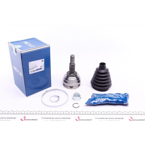 16144980025 MEYLE Шрус (зовнішній) Renault Megane II 1.4/1.5dCi/1.6 16V 02- (к-кт)