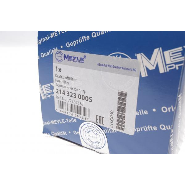 2143230005 MEYLE Фільтр паливний Fiat Doblo 1.9JTD 03-