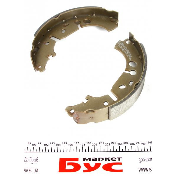 2145330007 MEYLE Колодки гальмівні (задні) Citroen Nemo/Peugeot Bipper 08- (барабанні)