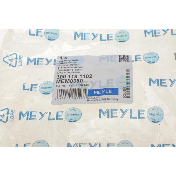 3001181102 MEYLE Подушка двигуна BMW 3 (E30) 1.6/1.8 82-94