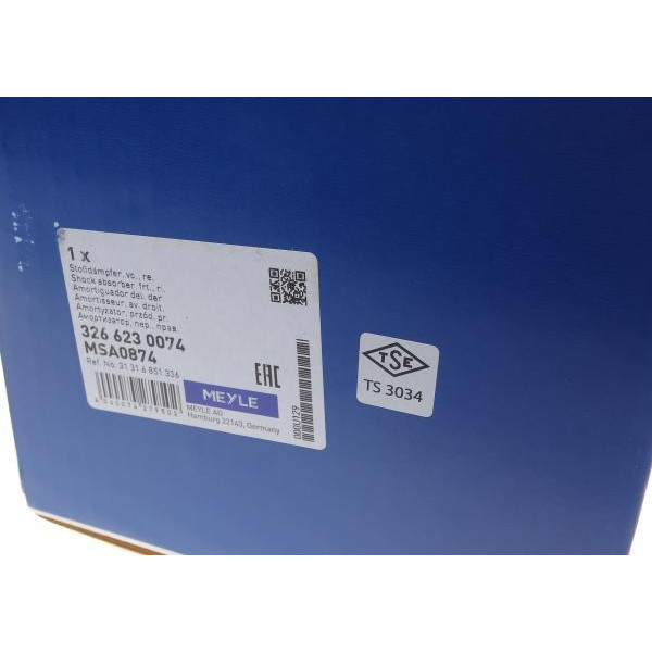 3266230074 MEYLE Амортизатор (передній) BMW X1 (E84) 09-15 (R)