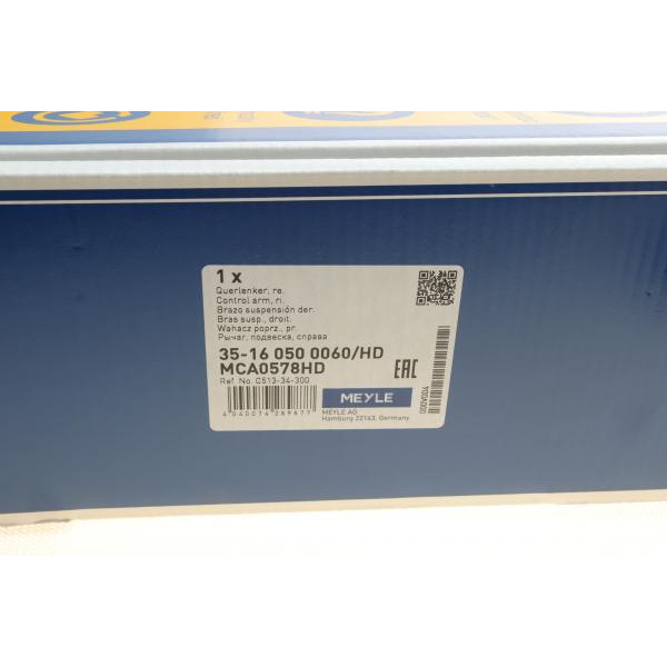 35160500060HD MEYLE Важіль підвіски (передній/знизу) (R) Mazda 3/5 03-10