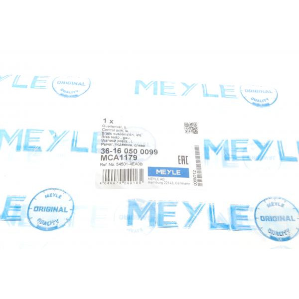 36160500099 MEYLE Важіль підвіски (передній/знизу) (L) Nissan Qashqai II 13-/Renault Kadjar 15-