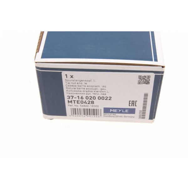37160200022 MEYLE Наконечник рульової тяги (L) Hyundai Accent III/Kia Rio II 05-
