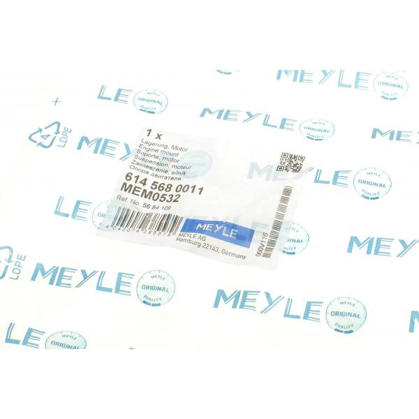 6145680011 MEYLE Подушка двигуна (задня) Opel Vectra B 1.6/1.8/2.0 93-03