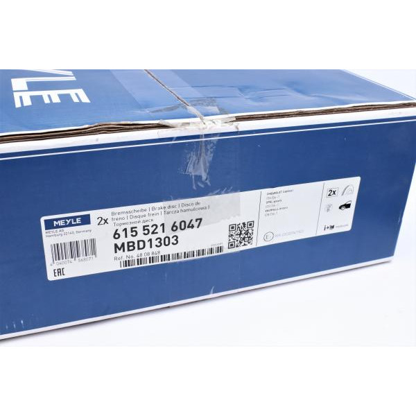 6155216047 MEYLE Диск тормозной (передний) Chevrolet Captiva/Opel Antara (296x29) 06-