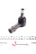 6160205579 MEYLE Наконечник рульової тяги Opel Vectra B 95-
